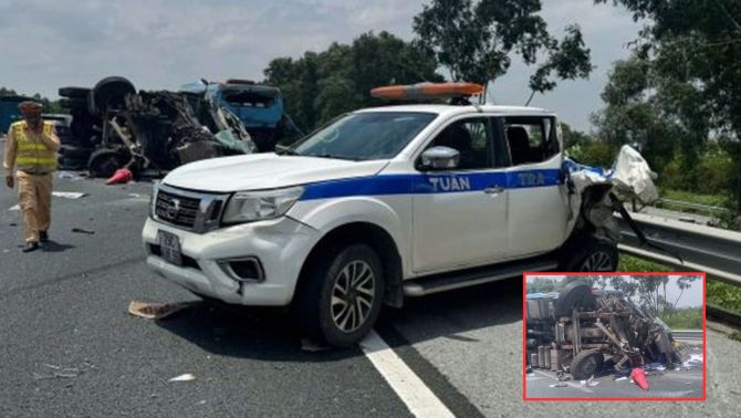 Thông tin mới nhất vụ xe container mất lái gây tai nạn thảm khốc trên cao tốc Hà Nội - Hải Phòng