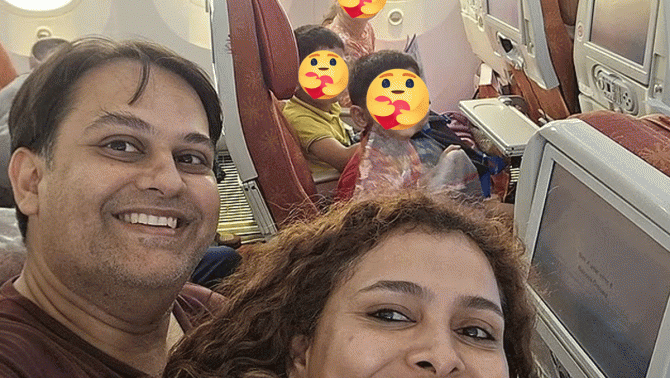 Cả gia đình chụp bức ảnh ‘sự khởi đẩu mới’ vài phút trước khi máy bay Ấn Độ rơi hơn 265 người chết