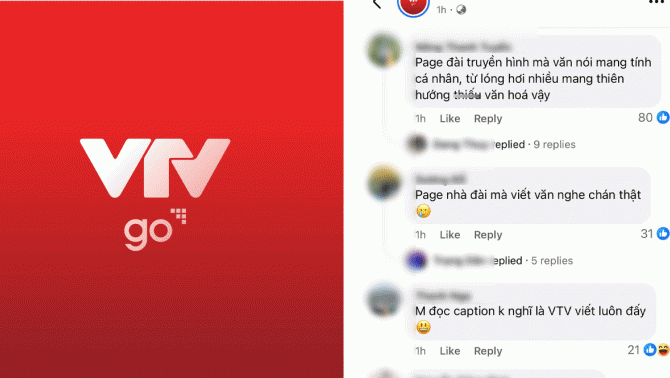 Dân mạng chê trách khi nhà đài VTV mang thẳng văn nói với loạt từ lóng lên fanpage chính thức
