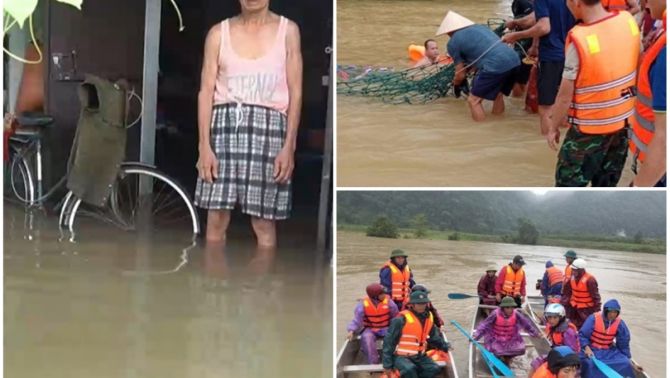 Xót xa 2 vợ chồng, 2 chị em ruột cùng bị nước lũ cuốn trôi trong một ngày tại tỉnh Quảng Bình