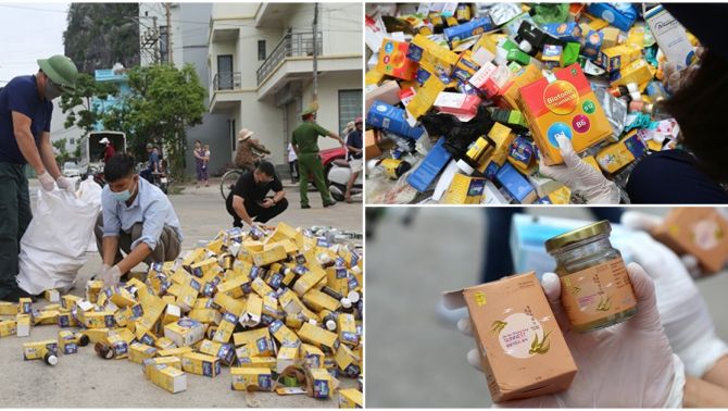 Hé lộ chủ nhân của hàng nghìn hộp thực phẩm chức năng đổ đống ở bãi rác ở Quảng Ninh, là 1 nam 1 nữ