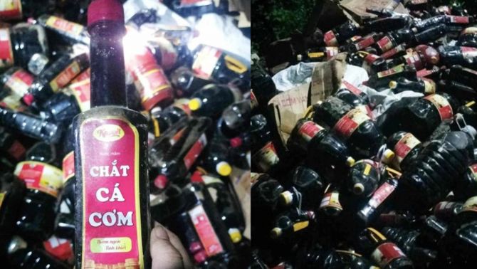 Quảng Nam: Người dân phát hiện gần 1.000 chai nước mắm bị vứt bỏ trong bụi rậm, lộ chi tiết gây 'sốc'
