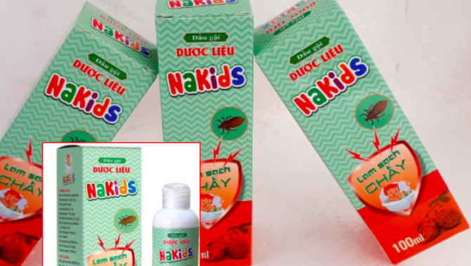 Nóng: Thu hồi toàn quốc lô dầu gội Nakids làm sạch chấy vì sản xuất trái quy định