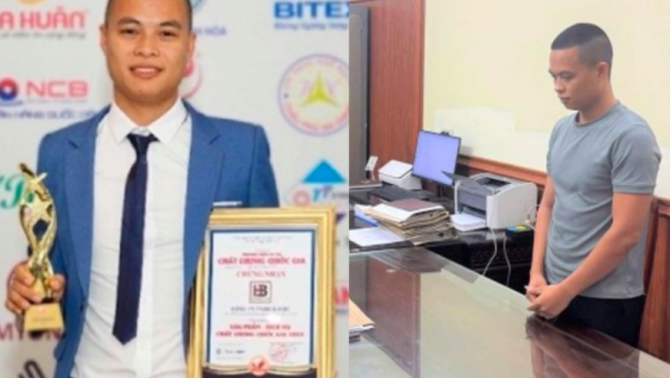 Tiktoker 'Gia đình Hải Sen' bị bắt vì bán hàng giả, đơn vị trao giải vội vã thu hồi danh hiệu