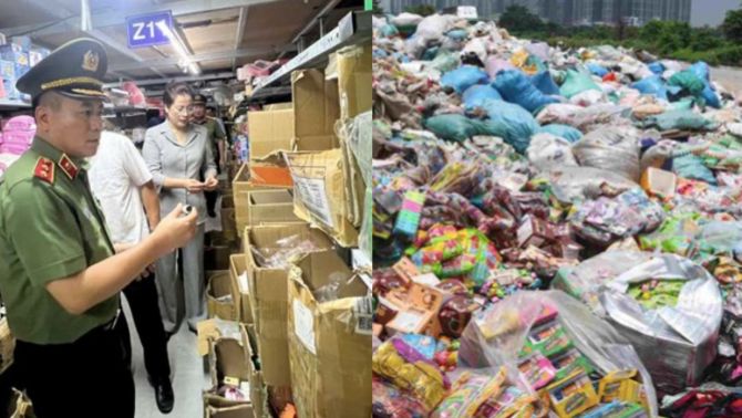 Hà Nội: Chuyển công an điều tra vụ vi phạm hàng hóa tại 'thủ phủ bánh kẹo' La Phù