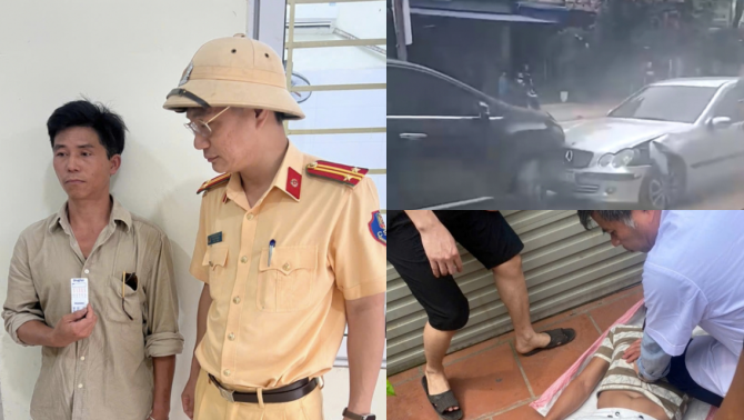 Sốc: Clip bố dừng xe tiêm ma túy khi đang chở con gái, gây tai nạn liên hoàn ở Thái Nguyên