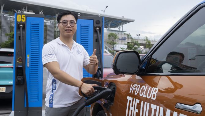 V-Green khai trương trạm sạc siêu nhanh lớn nhất Hà Nội: 42 trụ sạc, 84 xe có thể sạc cùng lúc