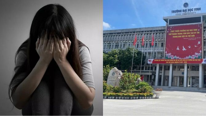 Nóng: Danh tính 2 cán bộ Trường Đại học Vinh bị nữ sinh tố gạ gẫm, tiết lộ lời thú nhận gây sốc