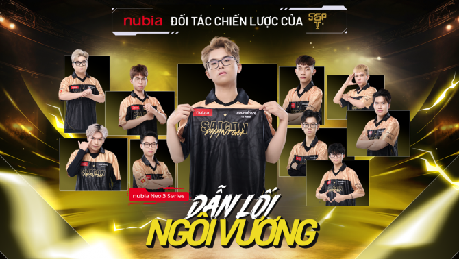 nubia chính thức hợp tác Saigon Phantom: Cùng NEO 3 GT 5G dẫn lối ngôi vương cho game thủ eSports