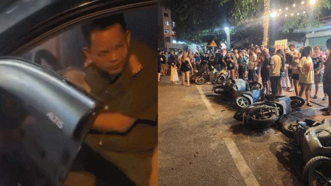 Vụ ô tô tông 10 xe máy ở Bắc Ninh: Trung tá say xỉn lái xe gây tai nạn nhận cái kết đắng