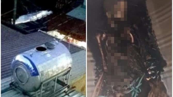 Cận cảnh bên trong bồn nước chứa bộ xương người bị giấu ở Đồng Nai: Bất ngờ về hiện trạng xung quanh