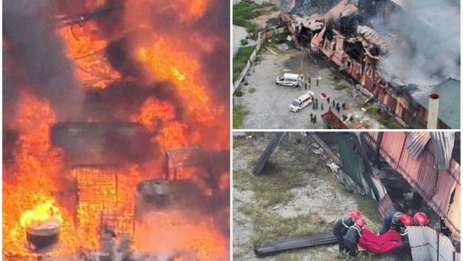 Cháy lớn tại khu xưởng ở Hưng Yên khiến 7 người thương vong: Người dân hé lộ giây phút kinh hoàng