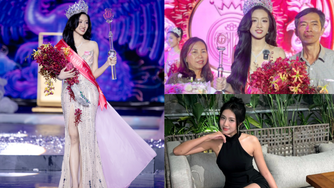 Hé lộ thân thế của Hoa hậu Hà Trúc Linh, choáng trước số tiền nàng hậu được bố cho trước khi đi thi