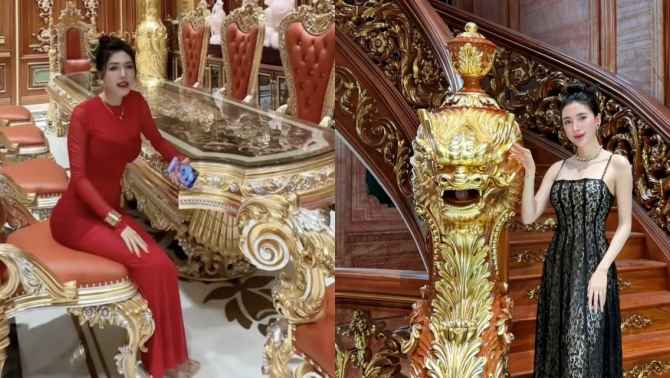 Ngân Collagen công bố sự thật chấn động, rõ lý do xây biệt thự 500 tỷ nhưng chỉ nấu ăn ngoài sân