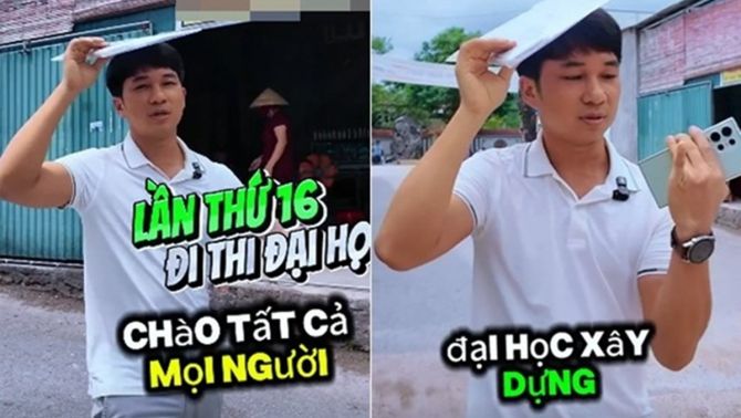 Chàng trai Nghệ An, 38 tuổi, làm chủ doanh nghiệp vẫn đi thi Đại học 17 lần, khẳng định ‘còn thở là còn thi’