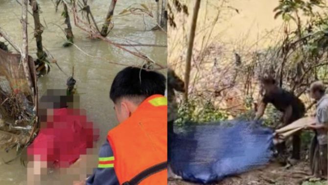 Thương tâm: Bố con bị nước cuốn khi đi xe đạp qua cầu ngầm ở Lạng Sơn, tìm thấy thi thể một người