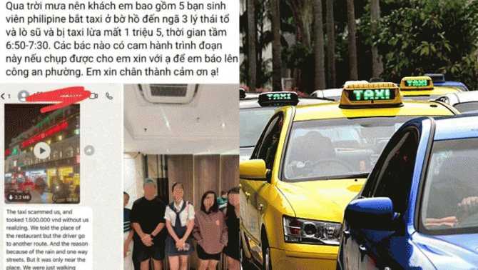 Công an phường Hoàn Kiếm thông tin vụ khách nước ngoài bị ‘chặt chém’ 1,5 triệu đồng cuốc taxi 2km