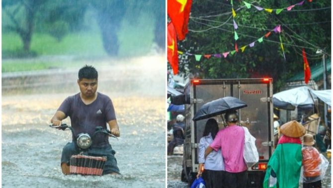 Thời tiết hôm nay 2/7: Mưa dông chưa rời khỏi Miền Bắc, cơ quan chức năng cảnh báo nóng