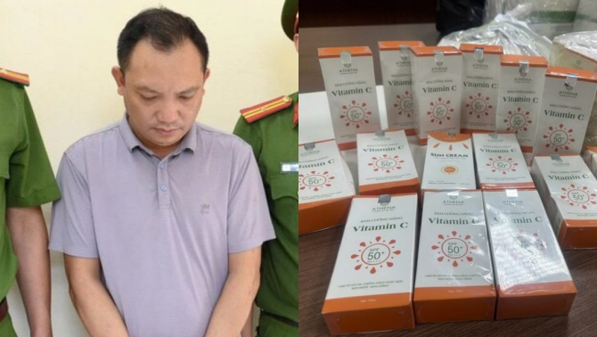 Bắt Giám đốc Công ty Athena Việt Nam vì sản xuất kem chống nắng giả, chỉ số SPF kém xa công bố