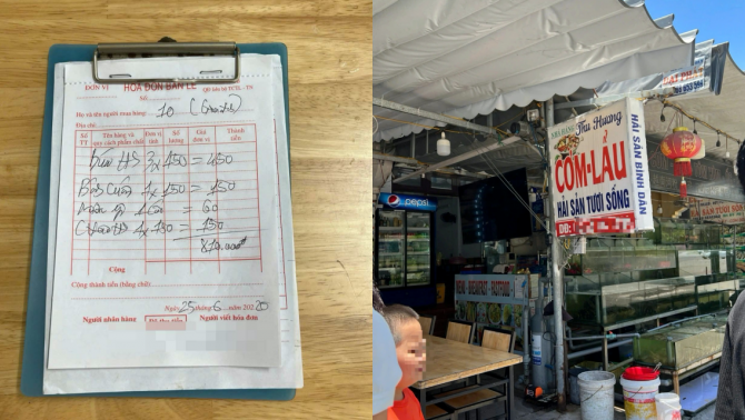 Hạ Long: 5 người ăn bún hết 810.000 đồng, tài xế được quán chia 10% hoa hồng