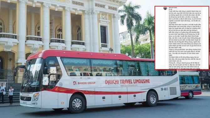 Nhà xe Daiichi xin lỗi kiểu ‘ban ơn’ khi bị tố không dừng nghỉ khiến khách đi vệ sinh trên xe, bỏ rơi giữa cao tốc 