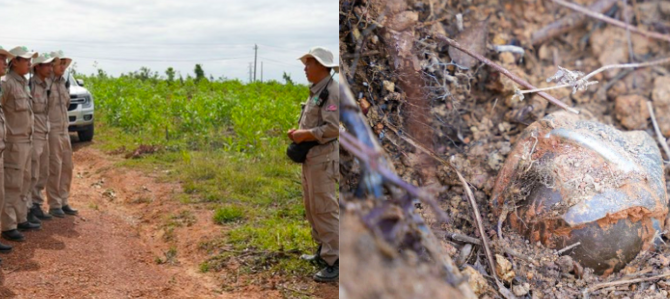 Giật mình phát hiện vật thể lạ gần trường mầm non ở Quảng Trị, người phụ nữ tá hoả khi đến gần 