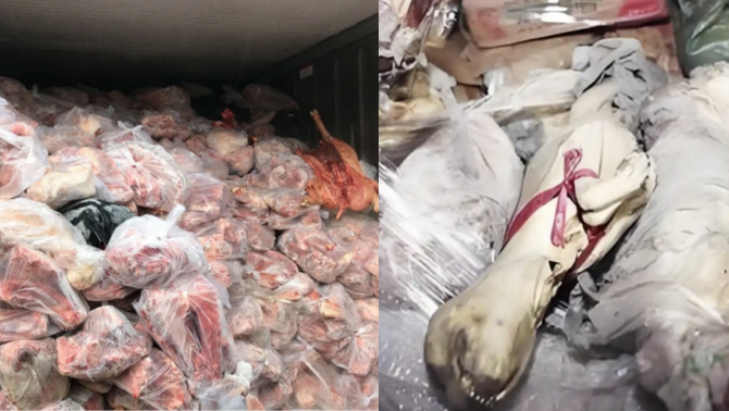 Trung Quốc: Đột kích kho lạnh, tịch thu gần 100 tấn thịt bẩn sắp chuyển đến các nhà hàng lẩu, nướng