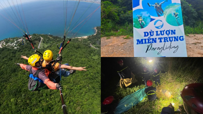 Du khách tử vong khi bay dù lượn ở Sơn Trà: Hé lộ nguyên nhân ‘sốc’, liên quan tới người hướng dẫn 