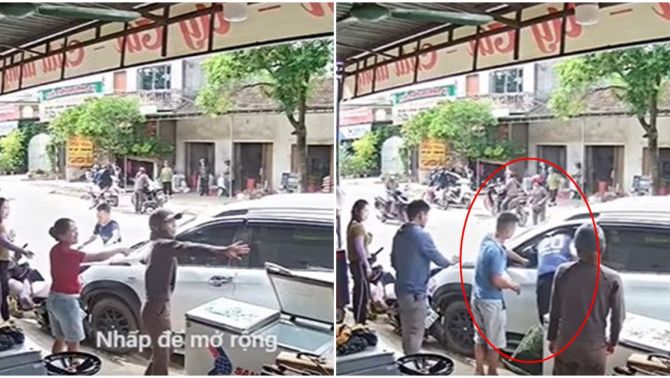 Thót tim clip xe ô tô tự trôi trên đường rồi đâm vào xe máy, nghi vấn tài xế bị đột quỵ, cái kết ấm lòng