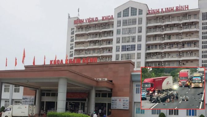 Thông tin mới nhất vụ ô tô biển xanh nổ lốp trên cao tốc: Nạn nhân vỡ cột sống, xin chuyển viện ngay trong đêm 