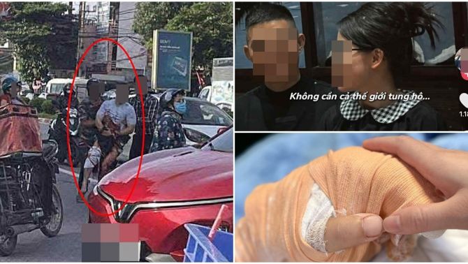 Vợ của Tiktoker Hà Lít có động thái khẩn giữa lúc chồng bị chém đứt gần lìa bàn tay