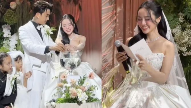 Lễ cưới lạ nhất Vbiz: Cặp đôi Đạt G – Cindy Lư thực hiện nghi thức chưa từng có, netizen bàn tán xôn xao  