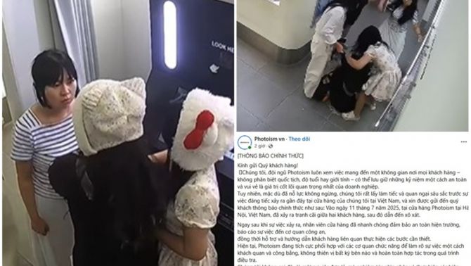 CĐM phản ứng cực gắt khi tiệm photobooth nơi cô gái Việt bị 2 người Hàn đánh đập thô bạo lên tiếng