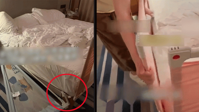 Khách sạn 5 sao bị tố có rào chắn giường kém chất lượng khiến em bé bị ngã, cha bị gãy tay