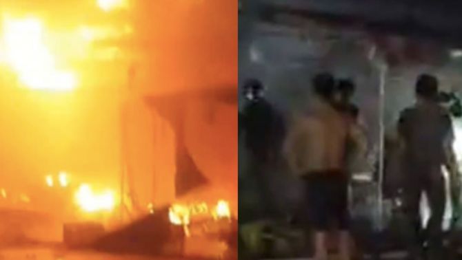 TP HCM: Hỏa hoạn lúc rạng sáng ở chợ khiến người dân hoảng loạn, tài sản thiệt hại nặng