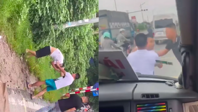 MXH xôn xao clip tài xế ẩu đả giữa đường gây phẫn nộ: Nạn nhân bị đấm đá tới tấp không kịp phản kháng