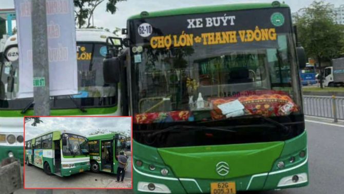 Thông tin mới nhất vụ 2 tài xế lái xe buýt chèn ép nhau lao lên vỉa hè tại TP HCM