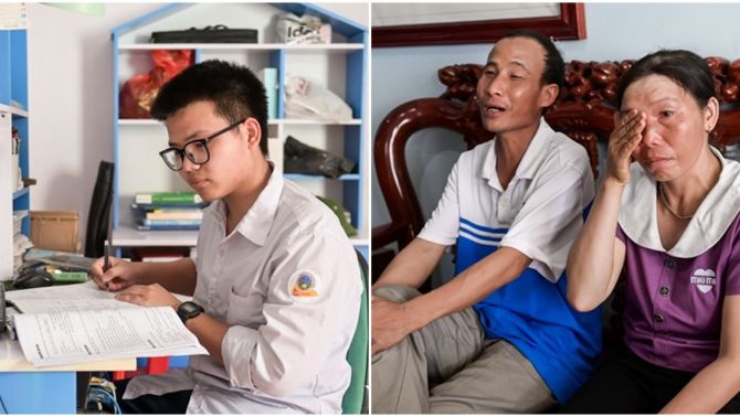 Chân dung thủ khoa toàn quốc kì thi Tốt nghiệp THPT 2025 có bố làm phụ hồ, mẹ không biết chữ