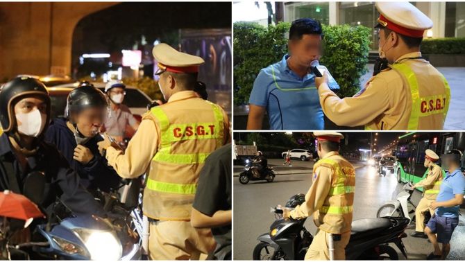 Nam tài xế ở Hà Nội vi phạm nồng độ cồn vì bị người yêu dọa 1 câu ‘xanh mặt’