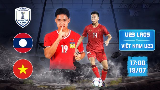 Trực tiếp U23 Việt Nam vs U23 Lào. 17h00 ngày 19/7- Link xem trực tiếp U23 Việt Nam trên VTV5 HD