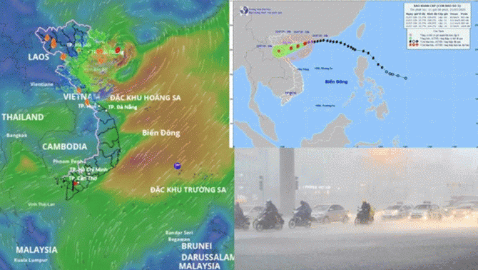 Dự báo thời tiết ngày 21/7-23/7 và cập nhật diễn biến bão số 3 - bão Wiphi mới nhất