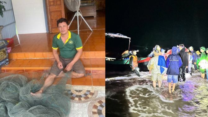 Người đàn ông bất chấp giông lốc, cứu 30 người thoát vụ chìm tàu ở Hà Tĩnh, bàng hoàng kể lại giây phút ‘sinh tử'