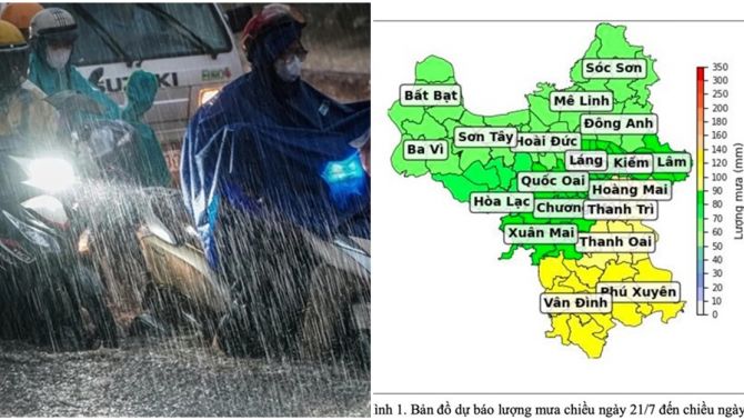 NÓNG: Cập nhật tình hình thời tiết Hà Nội vào chiều nay do ảnh hưởng của bão số 3, mọi người cần đề phòng