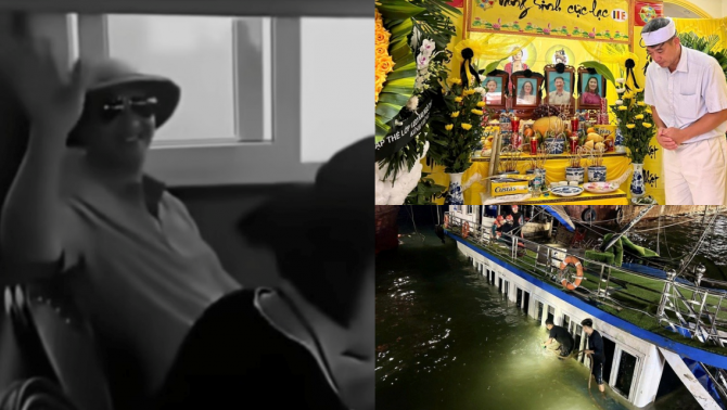 Gia đình 5 người trong clip trước lúc lật tàu chỉ còn 1 người sống, đây là chuyến du lịch đầu tiên