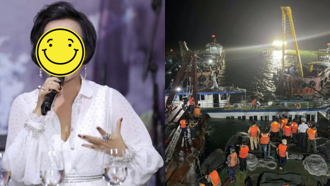 Một nữ ca sĩ lập tức xóa ảnh, gửi lời xin lỗi vì đăng thông tin sai lệch về vụ lật tàu ở Quảng Ninh