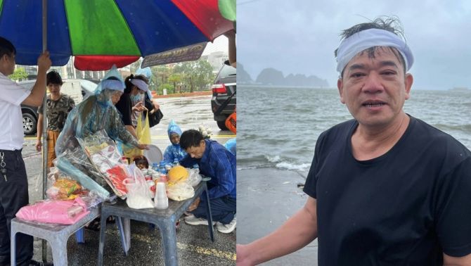 Giữa mưa bão, gia đình thẫn thờ cầu siêu cho 4 người thân ra đi mãi mãi vụ lật tàu Vịnh Xanh 58