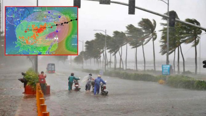 Bão Wipha áp sát đất liền, Hưng Yên - Ninh Bình lọt 'tâm bão': Chuyên gia cảnh báo hiểm họa kép