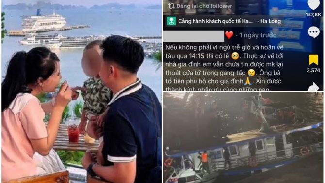 Bị tố dựng chuyện thoát nạn lật tàu ở vịnh Hạ Long câu views, 'Gia đình nhà Thóc' nói 1 câu cứng rắn