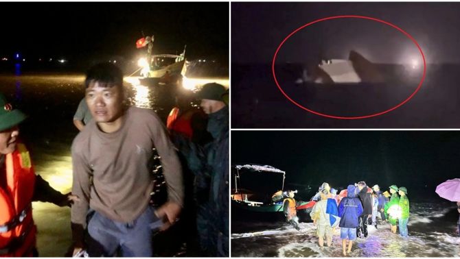 Phép màu giúp 34 người sống sót trong vụ chìm tàu ở Hà Tĩnh, nhiều nạn nhân vẫn chưa hết bàng hoàng