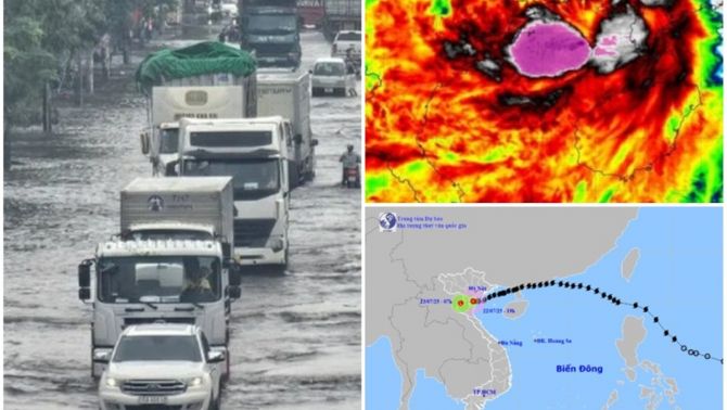 Tin bão mới nhất: Bão số 3 Wipha 'biến thành' áp thấp nhiệt tới, sáng mai nơi nào có mưa to?